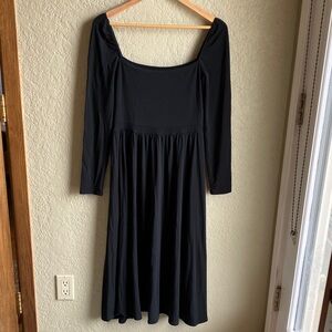 Wilfred coquette stretch dress black